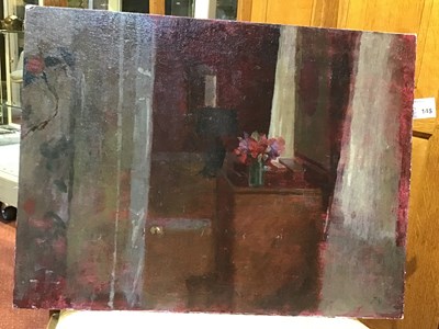 Lot 145 - Fred Dubery (1926-2011) Flowers on a Sideboard...