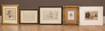 Lot 218 - A group of five pictures