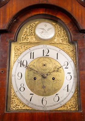 Lot 131 - An early 19th century oak eight-day longcase clock