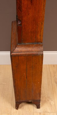 Lot 131 - An early 19th century oak eight-day longcase clock