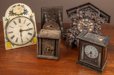 Lot 132 - Two Continental wall clocks