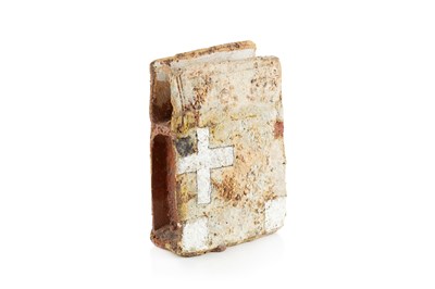 Lot 602 - Robin Welch (1936-2019) Slab vessel stoneware,...