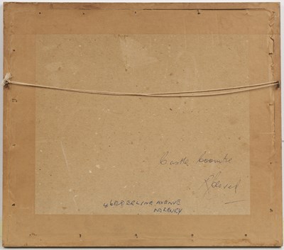 Lot 177 - R Clover (20th Century School) 'Castle Combe,...