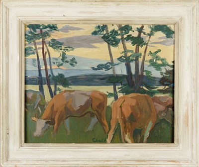 Lot 202 - Martin Alfred Christ (1900-1979) Cattle...