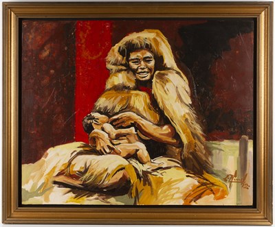 Lot 144 - Kurt Pfund (1935-2017) Warriors, Papua New...