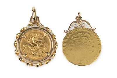 Lot 363 - A George V sovereign, 1913, and a George III...