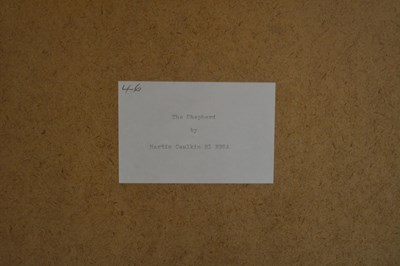Lot 104 - Martin Caulkin (b.1945) 'The Shepherd',...
