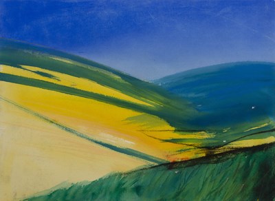 Lot 117 - Neil Canning (b.1960) Hills and Sea mixed...