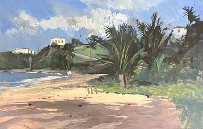 Lot 57 - Neil Canning (b.1960) The Beach oil on board...