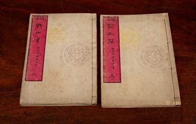 Lot 89 - Two Japanese woodblock books
