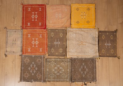 Lot 297 - A collection of eleven Moroccan Berber style cushion covers