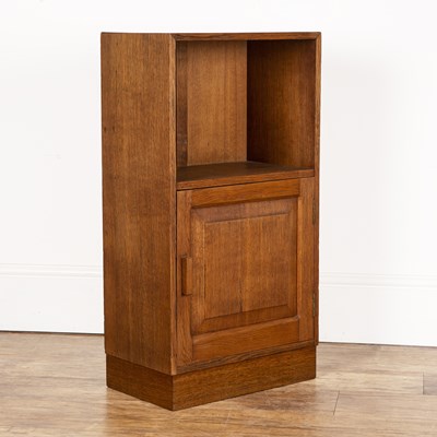 Lot 79 - Attributed to Heals oak, small cupboard or...