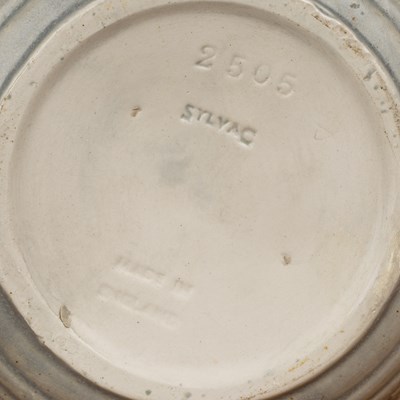 Lot 315 - Sylvac Art Deco style ceramic flower vase,...