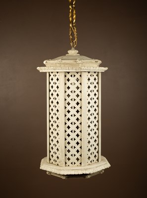 Lot 291 - A 20th century Italian painted lantern