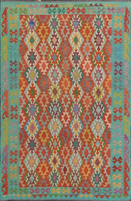 Lot 334 - A modern Anatolian style Kilim rug