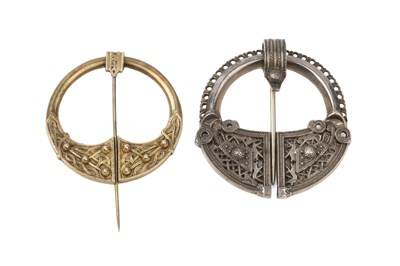 Lot 173 - A Victorian Irish Tara brooch,...