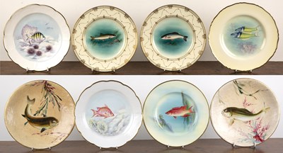 Lot 162 - Collection of Royal Worcester plates decorated...