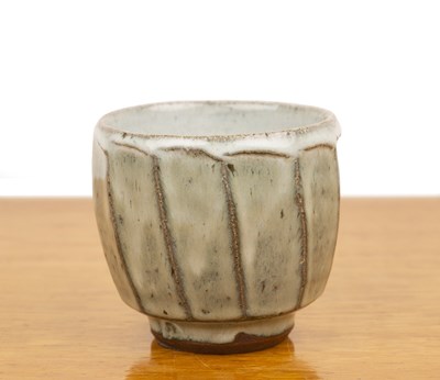 Lot 424 - Mike Dodd (b.1943) stoneware yunomi with nuka...