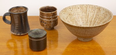 Lot 400 - David Lloyd-Jones (1928-1994) studio pottery...
