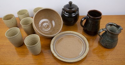 Lot 393 - Group of Winchcombe Pottery to include a Don...