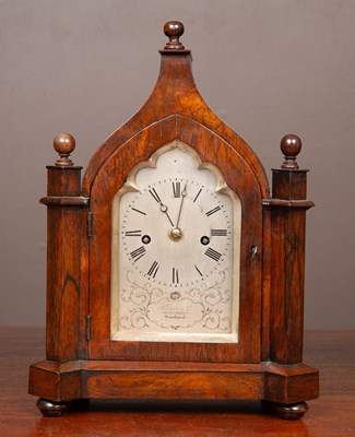 Lot 128 - An early Victorian cased mantel clock