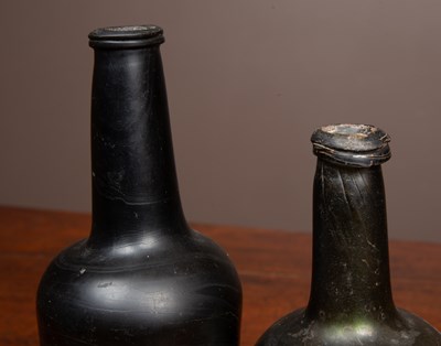 Lot 84 - Two 19th century hand-blown wine bottles