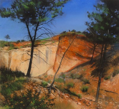 Lot 116 - Neil Canning (b.1960) Gorge with Trees signed...