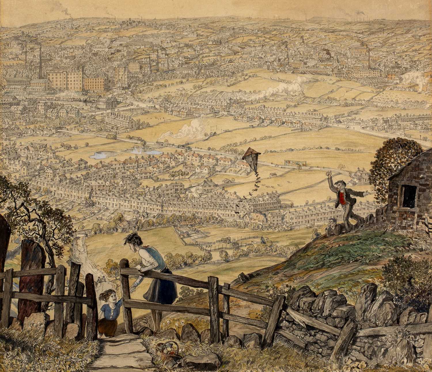 Lot 311 - Frederick Cecil Jones (1891-1956) View of the...