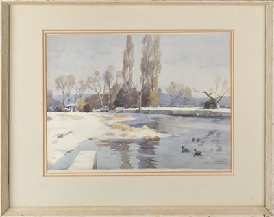 Lot 64 - Frank Sherwin (1896-1985) River scene signed...