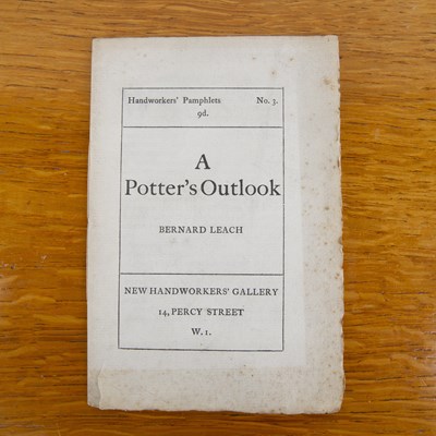 Lot 379 - Bernard Leach (1887-1979) 'A Potter's Outlook',...