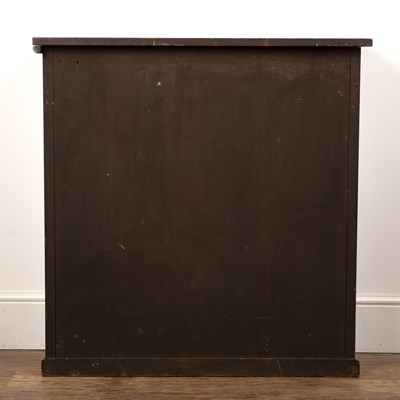 Lot 54 - Walnut open-fronted bookcase 19th Century,...