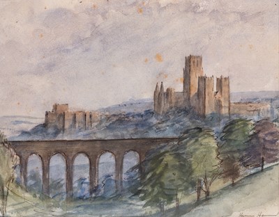 Lot 192 - Hermione Hammond (1910-2005) Durham Cathedral,...