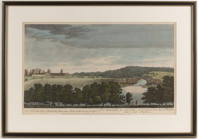 Lot 1 - J Boydell A North East view of Blenheim House...