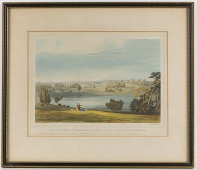 Lot 1 - J Boydell A North East view of Blenheim House...