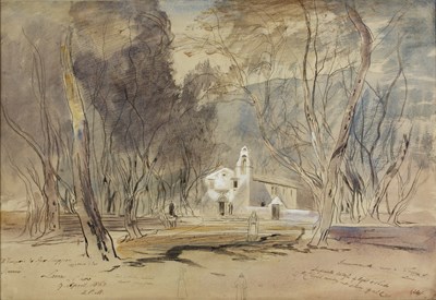 Lot 138 - Edward Lear (1812-1888) Lacca in Paxo,...