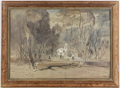 Lot 138 - Edward Lear (1812-1888) Lacca in Paxo,...