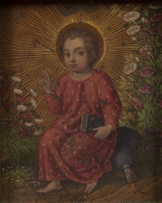 Lot 200 - 19th century Cuzco school The Infant Christ...