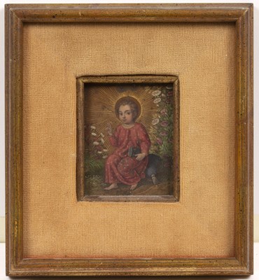 Lot 200 - 19th century Cuzco school The Infant Christ...