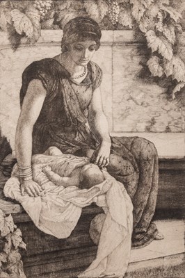 Lot 10 - Thomas Riley (1856-1892) 'The First Born',...
