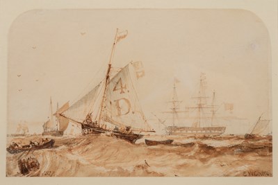 Lot 171 - Edward William Cooke (1811-1880) Sailing...