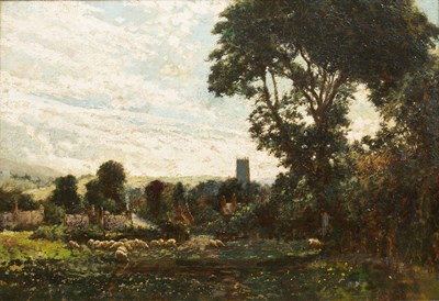 Lot 394 - Miller Smith (1854-1937) 'Campden Church and...