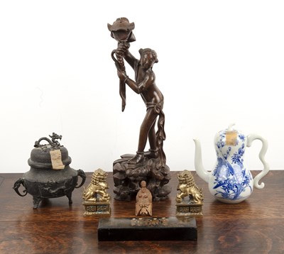 Lot 474 - Group of pieces Chinese and Japanese,...