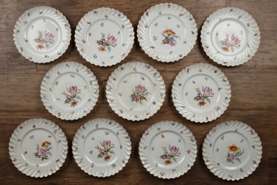 Lot 456 - Set of Carl Knoll plates painted with various...