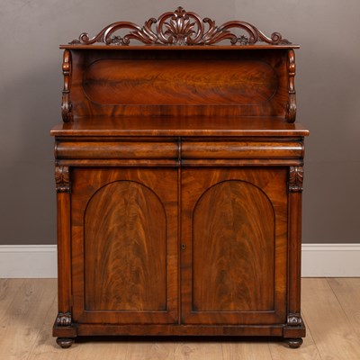 Lot 436 - A 19th century mahogany chiffonier