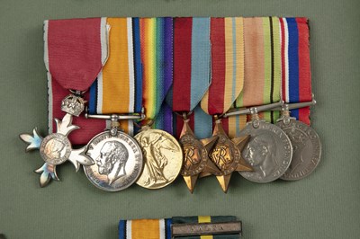 Lot 271 - WWI and WWII campaign medals awarded to...