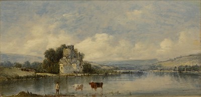 Lot 115 - 19th Century English School Pastoral Landscape...