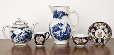 Lot 182 - Collection of Worcester porcelain 18th Century,...