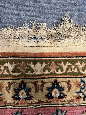 Lot 21 - A 20th century hand-woven Isfahan style Persian carpet