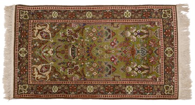 Lot 326 - A modern Persian prayer rug