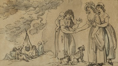 Lot 90 - Thomas Rowlandson The Recruiting Sargeant,...